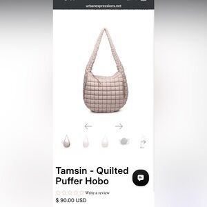 Quilted Puffer Hobo - Urban Expressions
